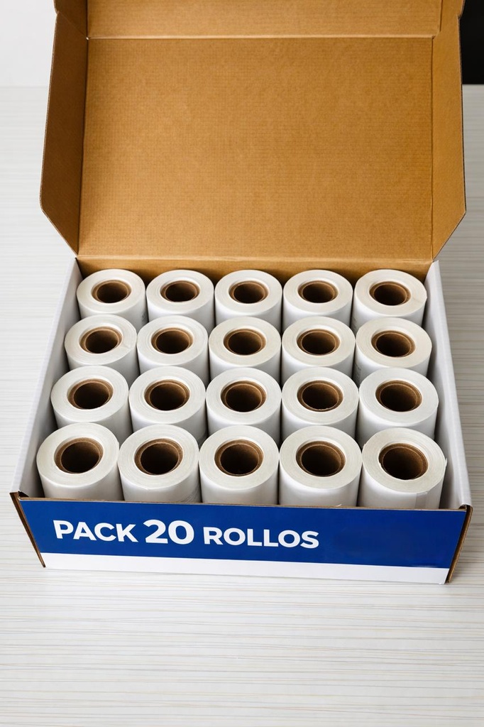 Caja de Rollos Etiqueta Térmica Autoadhesivas 50x40MM